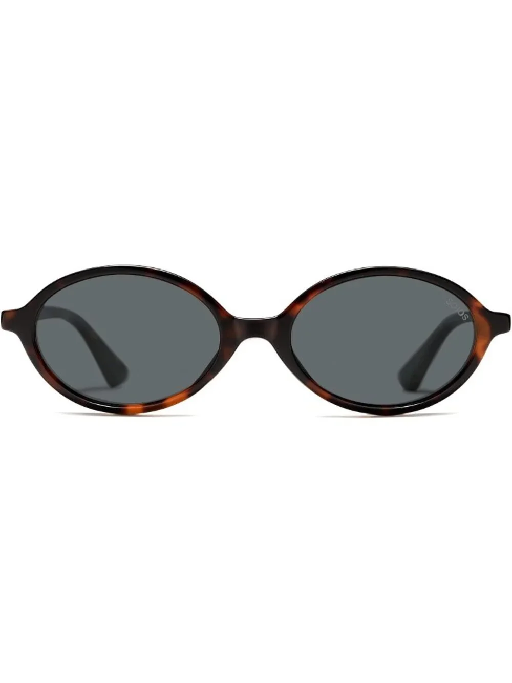 SOJOS Women's Brown Grey Polarized Retro Oval Sunglasses Vintage Trendy Designer